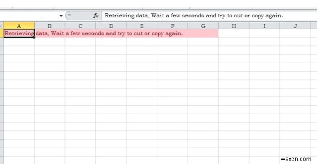 Microsoft Excel में  डेटा पुनर्प्राप्त करना  क्लिपबोर्ड त्रुटि का समाधान करें - त्वरित सुधार मार्गदर्शिका 