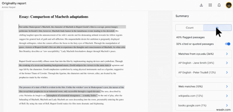 Google डॉक्स में साहित्यिक चोरी का पता लगाएं और रोकें:एक चरण-दर-चरण मार्गदर्शिका 