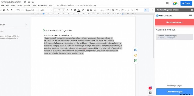 Google डॉक्स में साहित्यिक चोरी का पता लगाएं और रोकें:एक चरण-दर-चरण मार्गदर्शिका 