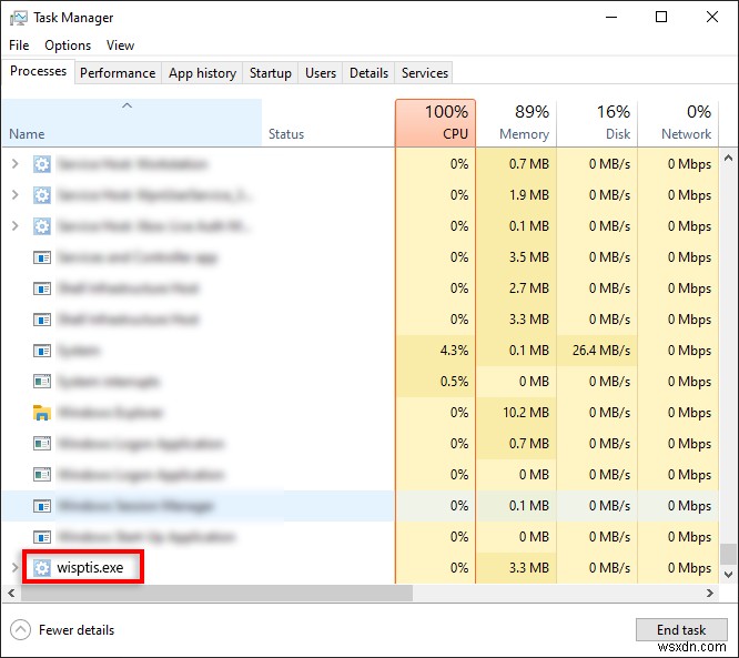 wisptis.exe समझाया:विंडोज़ पर इसे सुरक्षित रूप से कैसे अक्षम करें 