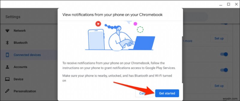 फ़ोन हब के साथ अपने फ़ोन को Chromebook से कनेक्ट करें - चरण-दर-चरण मार्गदर्शिका 