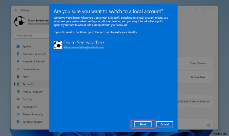 चरण-दर-चरण मार्गदर्शिका:अपना Microsoft खाता Windows 11 से सुरक्षित रूप से हटाएँ 