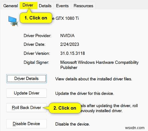 चरण-दर-चरण मार्गदर्शिका:Windows 11, 10, 8 और 7 पर NVIDIA ड्राइवर्स को वापस रोल करें 