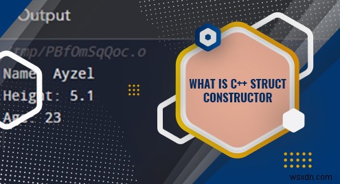 C++ स्ट्रक्चर कंस्ट्रक्टर्स को समझना:उद्देश्य, सिंटैक्स और उपयोग 