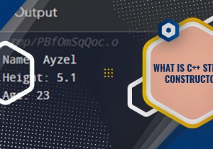 C++ स्ट्रक्चर कंस्ट्रक्टर्स को समझना:उद्देश्य, सिंटैक्स और उपयोग 