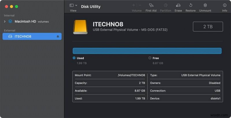 मास्टर macOS डिस्क यूटिलिटी:यह क्या है और डिस्क प्रबंधन के लिए इसका उपयोग कैसे करें 