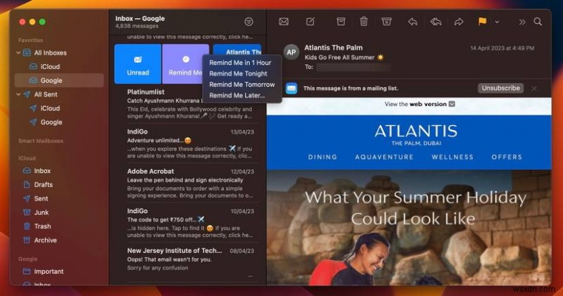 Apple मेल में मास्टर ईमेल रिमाइंडर:iPhone, iPad और Mac के लिए चरण-दर-चरण मार्गदर्शिका 