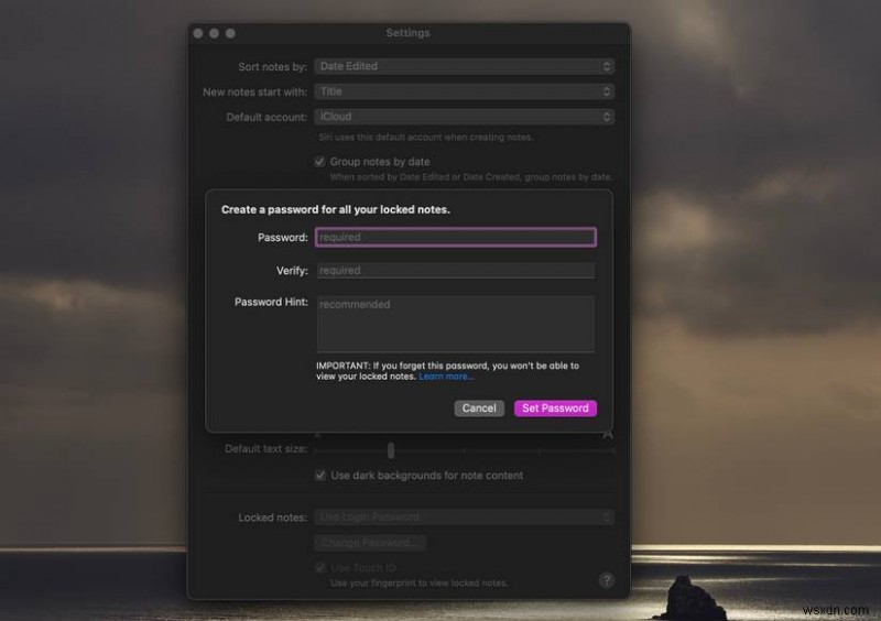 MacOS पर अपने नोट्स सुरक्षित करें:उन्हें लॉक करने के लिए चरण-दर-चरण मार्गदर्शिका 