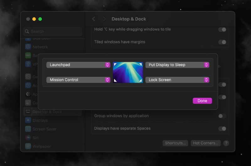छिपी हुई उत्पादकता को अनलॉक करें:macOS स्क्रीन कॉर्नर को त्वरित एक्सेस शॉर्टकट में बदल दिया गया 