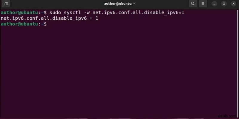 उबंटू पर IPv6 अक्षम करें:चरण-दर-चरण मार्गदर्शिका 