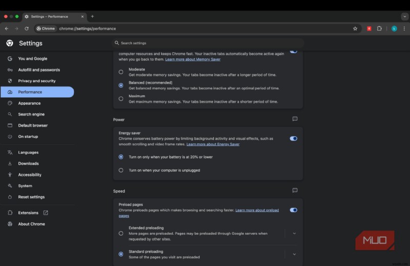 Chrome प्रदर्शन को बढ़ावा दें:8 आवश्यक सेटिंग्स जो ब्राउज़िंग को गति देती हैं 