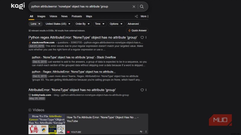 मैंने अपने ब्राउज़र की डिफ़ॉल्ट खोज को Google से एक विशिष्ट इंजन में बदल दिया—यहां बताया गया है कि यह सही विकल्प क्यों है 