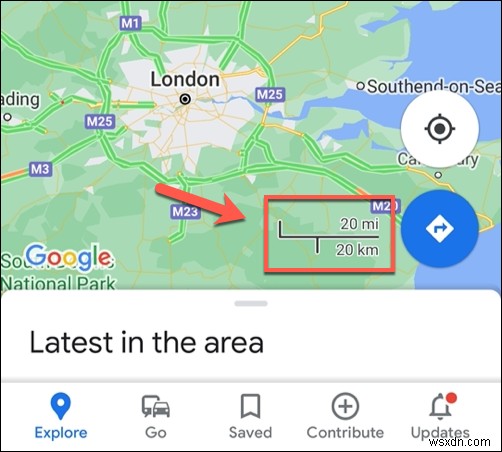 Google मानचित्र इकाइयों को मील से किलोमीटर में बदलें - चरण-दर-चरण मार्गदर्शिका 