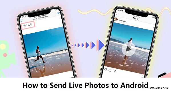 गति और ध्वनि को संरक्षित करते हुए iPhone से Android पर लाइव फ़ोटो स्थानांतरित करें 