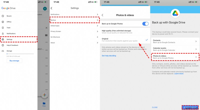 गति और ध्वनि को संरक्षित करते हुए iPhone से Android पर लाइव फ़ोटो स्थानांतरित करें 