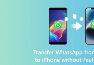 अपने iPhone को रीसेट किए बिना WhatsApp को Android से iPhone में ट्रांसफर करें 