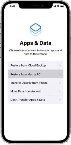 बिना त्वरित शुरुआत के iPhone डेटा को निर्बाध रूप से स्थानांतरित करें 