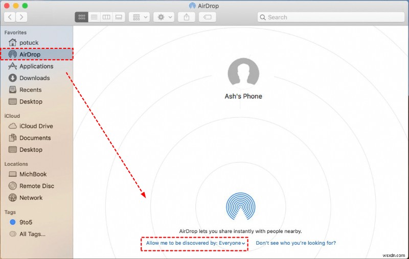 चरण‑दर‑चरण:AirDrop के माध्यम से PDF को iPhone/iPad में स्थानांतरित करें 