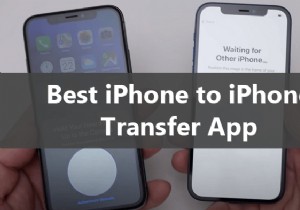 निर्बाध डेटा स्थानांतरण के लिए शीर्ष 5 iPhone‑to‑iPhone ट्रांसफर ऐप्स 