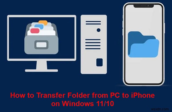 Windows 10/11 पर PC फ़ोल्डर्स को iPhone में स्थानांतरित करें:एक चरण-दर-चरण मार्गदर्शिका 