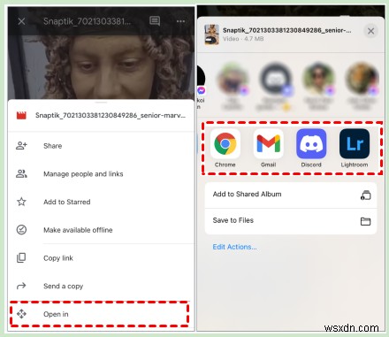 Google ड्राइव वीडियो को सीधे अपने iPhone कैमरा रोल में कैसे सहेजें 