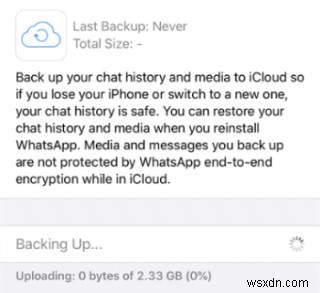 iPhone WhatsApp बैकअप विफलताओं को ठीक करने के लिए शीर्ष 9 समाधान 