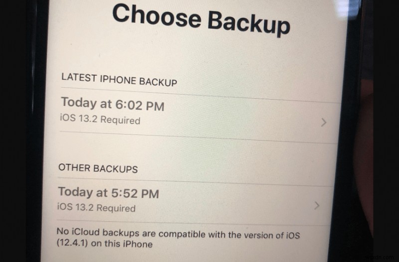 iOS को अपग्रेड करते समय iCloud बैकअप संगतता समस्याओं का समाधान करें 
