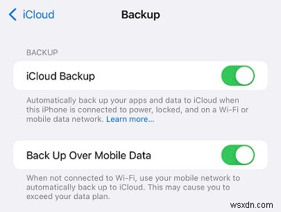 बिना वाई-फ़ाई के iCloud में अपने iPhone का सुरक्षित बैकअप कैसे लें 