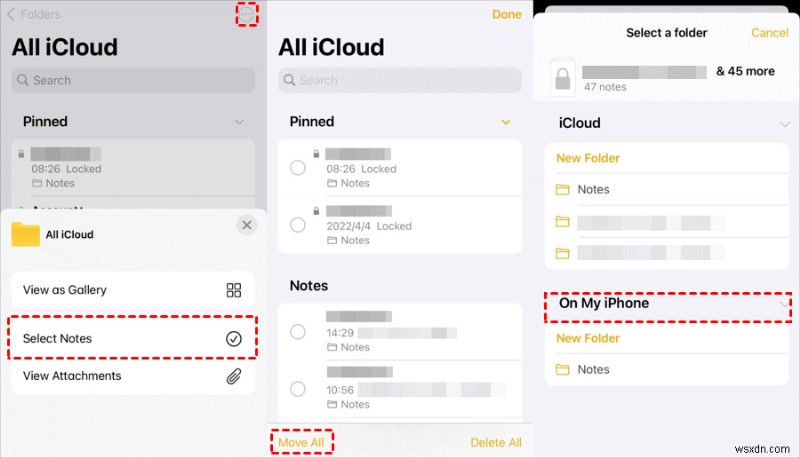 iCloud खातों के बीच नोट्स स्थानांतरित करें:4 सिद्ध तरीके 