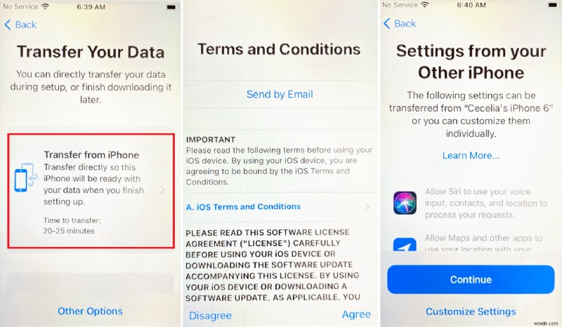 अपने iPhone 7+ डेटा को 4 आसान चरणों में iPhone 14/15 में स्थानांतरित करें 
