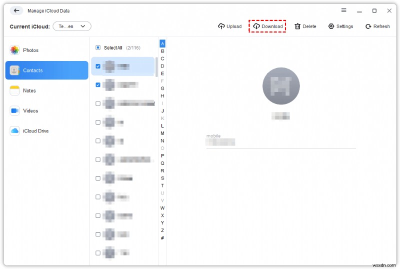 iCloud खातों के बीच संपर्क स्थानांतरित करें - 3 सिद्ध तरीके 