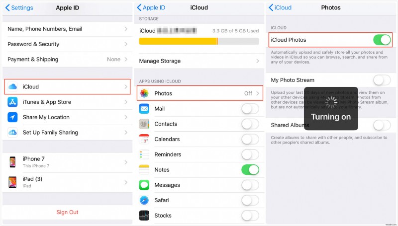 iCloud फोटो बैकअप समस्याओं का समाधान करें:सभी फ़ोटो सिंक सुनिश्चित करने के लिए 5 सिद्ध समाधान 
