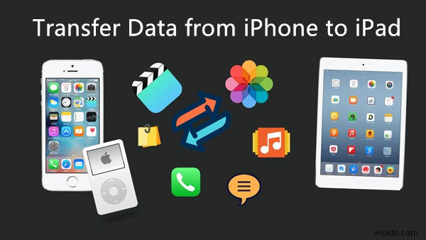 सेटअप के बाद iPhone डेटा को अपने नए iPad में स्थानांतरित करें:4 सिद्ध तरीके 