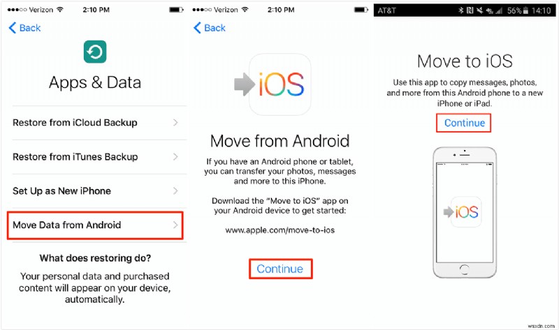 निःशुल्क गाइड:अपने सभी Android डेटा को निर्बाध रूप से iPhone में स्थानांतरित करें 