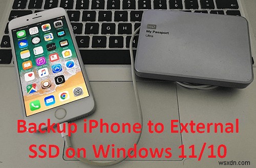 विंडोज़ 10/11 पर अपने iPhone का सीधे बाहरी SSD पर बैकअप कैसे लें - 2 सिद्ध तरीके 