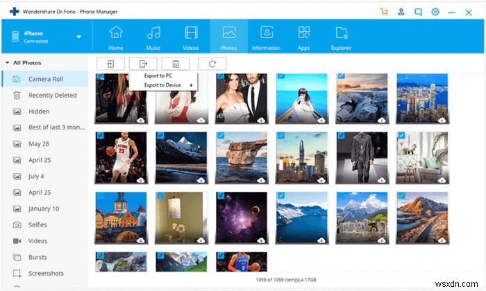 iPhone फ़ोटो को Windows 10 पर ले जाने के लिए शीर्ष 7 फ़ोटो ट्रांसफ़र ऐप्स 
