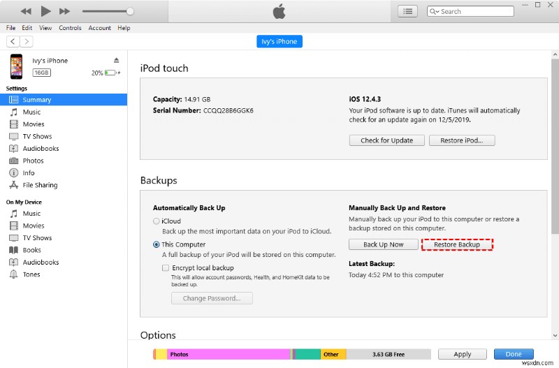 iPhone 14 iTunes बैकअप और रीस्टोर:संपूर्ण चरण-दर-चरण मार्गदर्शिका 