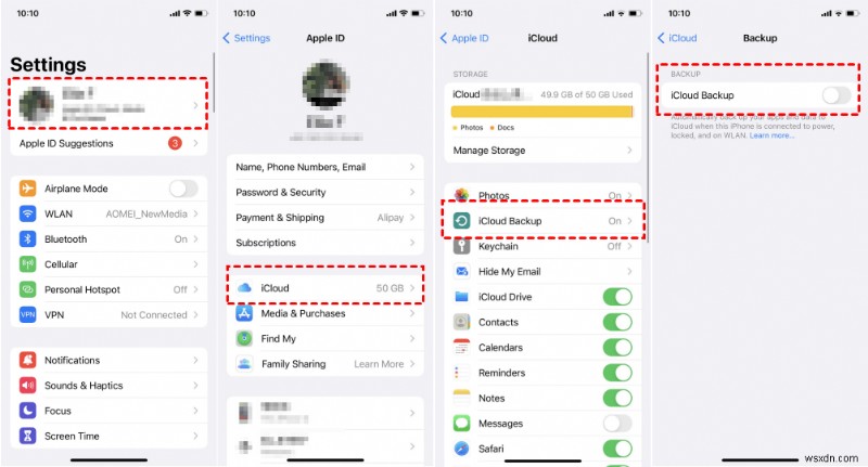  iPhone का 2 सप्ताह में बैकअप नहीं होगा  अधिसूचना का समाधान करें—सरल चरण और बैकअप समाधान 