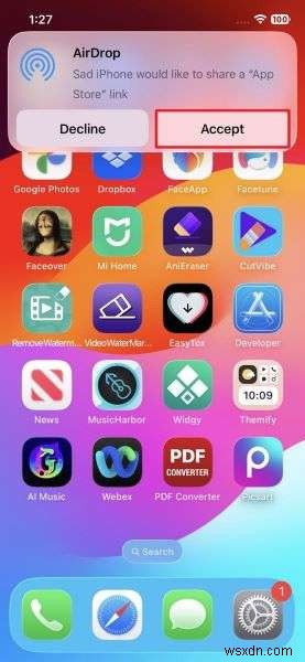 एयरड्रॉप के साथ त्वरित रूप से iPhone ऐप्स साझा करें:एक चरण-दर-चरण मार्गदर्शिका 