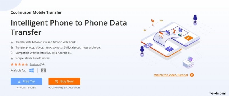 Android संपर्कों को iPhone में स्थानांतरित करें:निर्बाध स्विच के लिए 7 शीर्ष उपकरण 