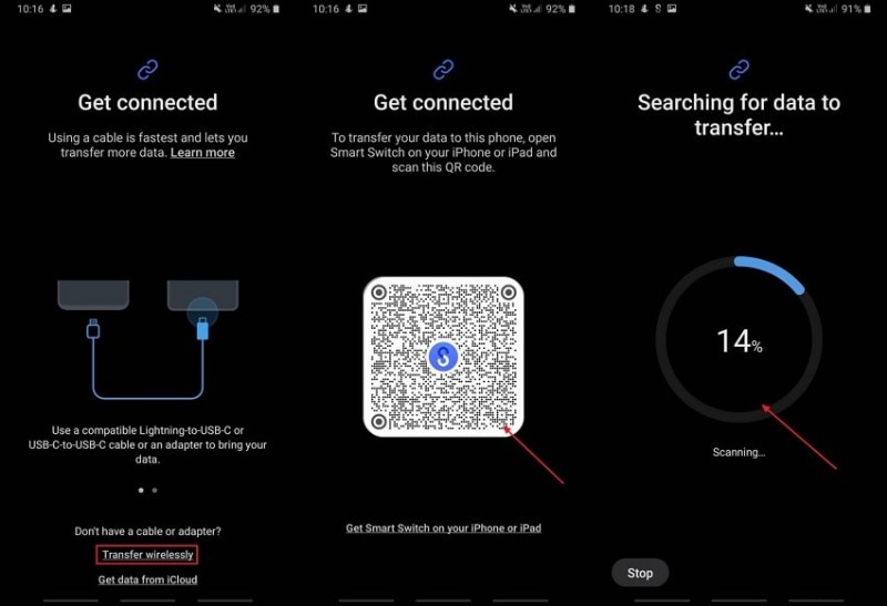 सरल वायरलेस iPhone से Android डेटा ट्रांसफर:7 सिद्ध तरीके 