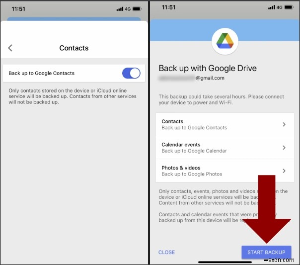 जीमेल के माध्यम से iPhone संपर्कों को एंड्रॉइड में निर्बाध रूप से स्थानांतरित करें:चरण-दर-चरण मार्गदर्शिका 