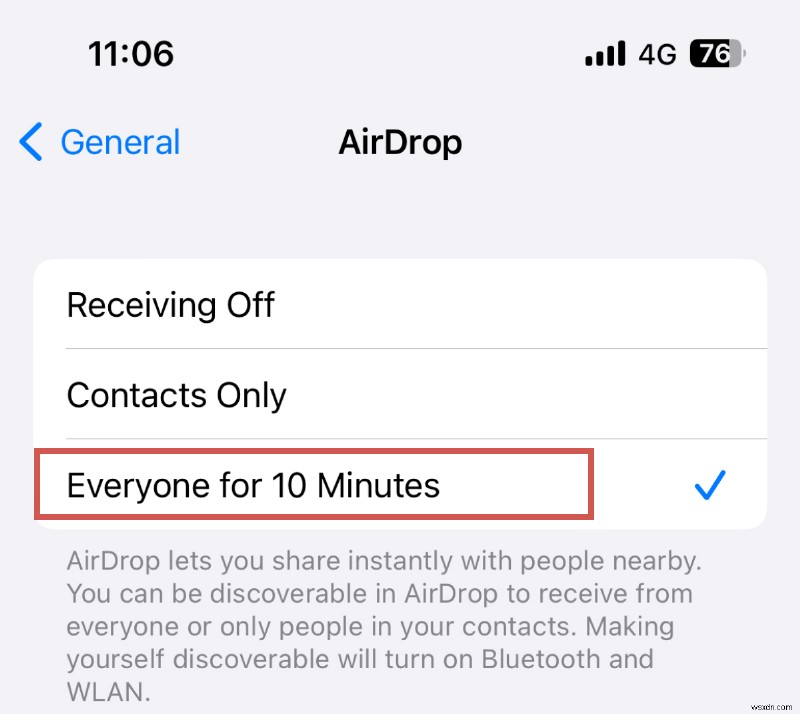 iOS 16/17 में वेटिंग पर अटके एयरड्रॉप को ठीक करें:त्वरित समाधान