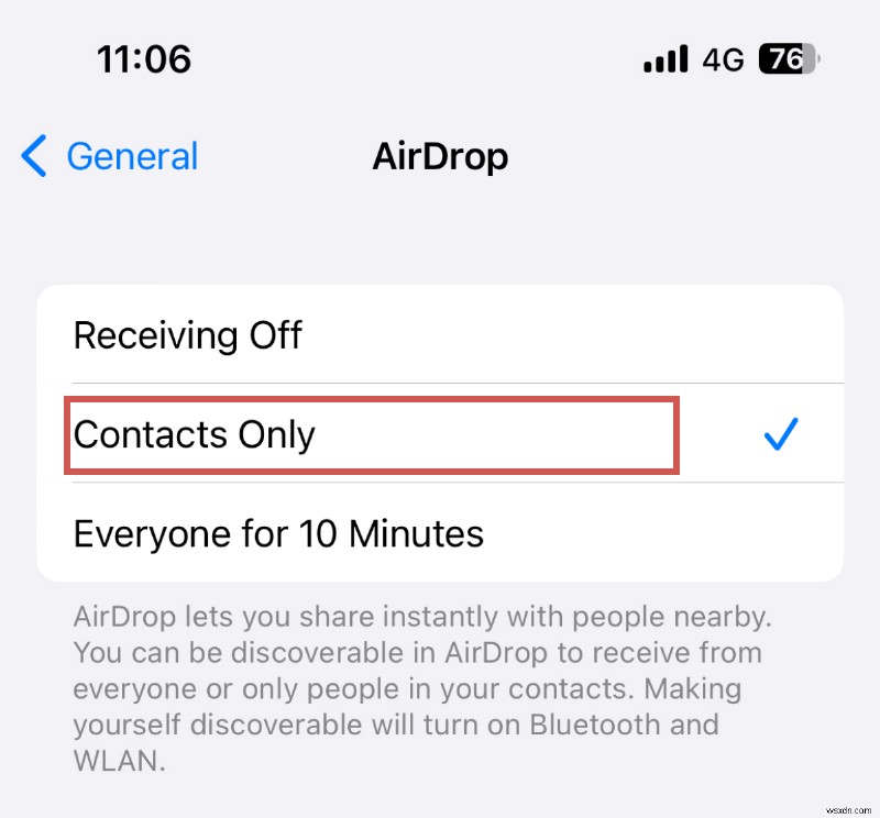 iOS 16/17 में  वेटिंग  पर अटके एयरड्रॉप को ठीक करें:त्वरित समाधान 