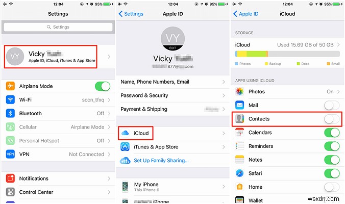 विभिन्न Apple ID का उपयोग करके iPhones के बीच संपर्कों को निर्बाध रूप से स्थानांतरित करें 