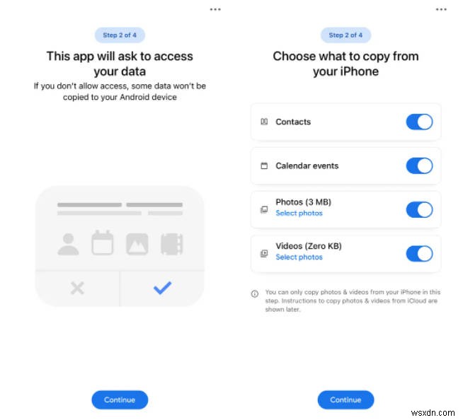 Google के स्विच टू एंड्रॉइड ऐप के साथ iPhone डेटा को एंड्रॉइड पर निर्बाध रूप से स्थानांतरित करें 