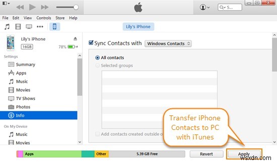 आसानी से iPhone संपर्कों को सेकंडों में अपने कंप्यूटर पर स्थानांतरित करें 