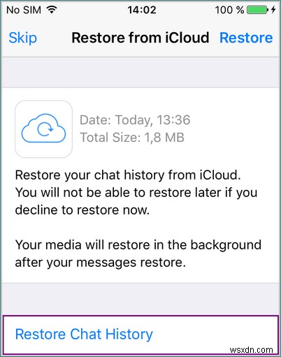 iPhone पर हटाए गए व्हाट्सएप संदेशों को पुनर्स्थापित करें - चरण-दर-चरण मार्गदर्शिका 