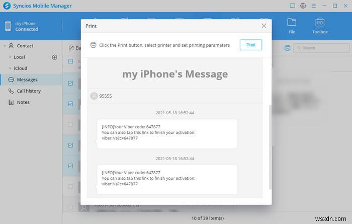 iPhone टेक्स्ट संदेश प्रिंट करें - हटाए गए वार्तालापों सहित - चरण-दर-चरण मार्गदर्शिका 