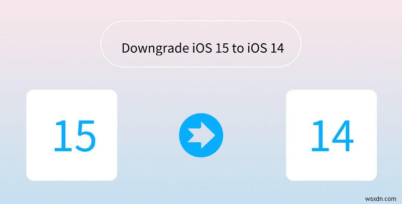 चरण-दर-चरण मार्गदर्शिका:iOS 15 बीटा से iOS 14 में सुरक्षित रूप से डाउनग्रेड करना 